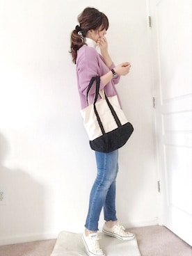 「リエディ(Re:EDIT)」｜meiさん（レディース・175cm）の冬コーディネート