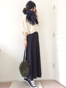 「アイラブCONVERSE」｜meiさん（レディース・175cm）の秋コーディネート