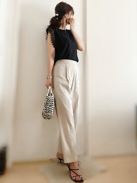 「上下GU」｜meiさん（レディース・175cm）の夏コーディネート