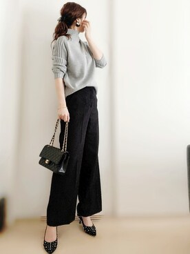 「gu」｜meiさん（レディース・175cm）の秋コーディネート