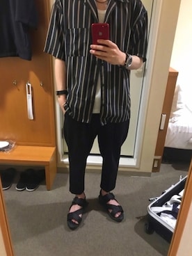 「Genri（ゲンリ）のアイテム」を使った、さっつんさん（メンズ・168cm）の夏コーディネート