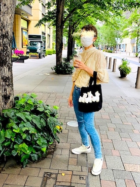 「MOMENTUM（モメンタム）のアイテム」を使った、なみさん（レディース・157cm）の夏コーディネート