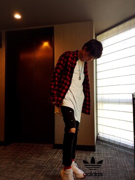 たいみんさん（メンズ・170cm）の春コーディネート