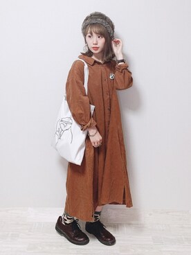 まき みさきさん（レディース・149cm）の冬コーディネート