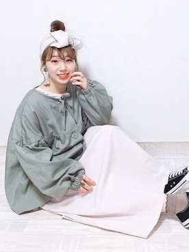 まき みさきさん（レディース・149cm）の春コーディネート