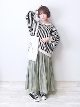 まき みさきさん（レディース・149cm）の春コーディネート