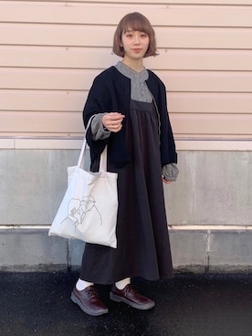 「2021年」｜まき みさきさん（レディース・149cm）の冬コーディネート