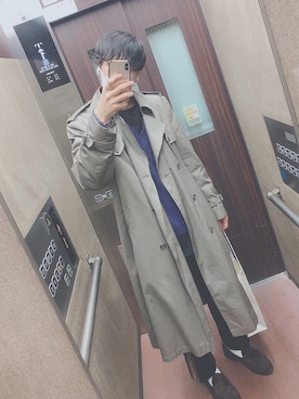 「FLIP THE SCRIPT（フリップザスクリプト）のアイテム（トップス）」を使った、takaさん（メンズ・180cm）の冬コーディネート