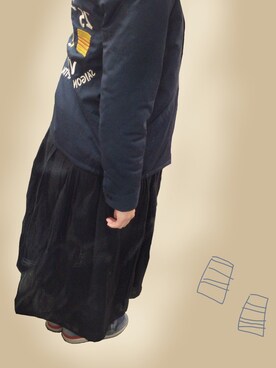 「BREEZE（ブリーズ）のアイテム（その他アウター）」を使った、snookyさん（レディース・156cm）の冬コーディネート