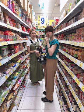 「アイテム（イヤリング）」を使った、sakupooooonさん（レディース・158cm・20代）の夏コーディネート