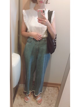 「アイテム（イヤリング）」を使った、sakupooooonさん（レディース・158cm・20代）の夏コーディネート