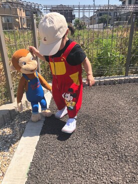 「kids」｜「アイテム（雑貨/ホビー）」を使った、Yuiさん（キッズ・80cm）の春コーディネート