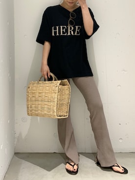 「Auntie Rosa Holiday（アンティローザホリデー）のアイテム（サングラス）」を使った、あゆさん（レディース・148cm）の夏コーディネート