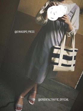 「gray」｜「アイテム（ワンピース/ドレス）」を使った、chaさん（レディース・158cm）の夏コーディネート