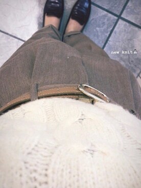 chaさん（レディース・158cm）の冬コーディネート