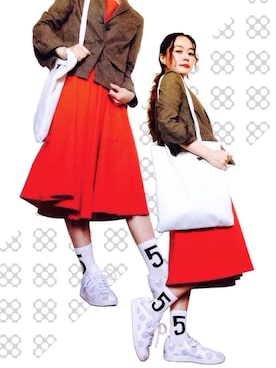 hmsrrisさん（レディース・155cm）の春コーディネート