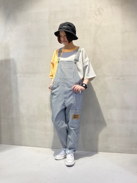 「FRAPBOIS」｜「アイテム（オールインワン・サロペット）」を使った、suzuki♀さん（レディース・153cm）の夏コーディネート