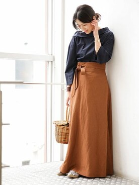 NANO universe snap L'sさん（レディース・161cm）の春コーディネート