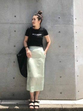 NANO universe snap L'sさん（レディース・161cm）の夏コーディネート