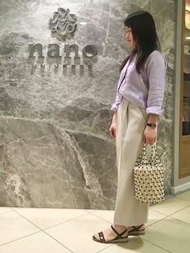 NANO universe snap L'sさんのコーディネート