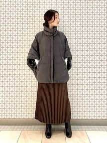 極美品 ナノユニバース nanouniverse 西川ダウン スタンドポンチョ 楽天市場】【SALE／20%OFF】西川ダウン(R)/スタンドポンチョ