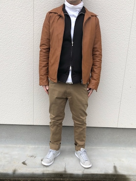 「imp.（インプ）のアイテム」を使った、ゆうきさん（メンズ・160cm）の冬コーディネート