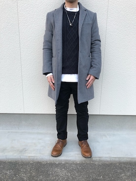 「imp.（インプ）のアイテム」を使った、ゆうきさん（メンズ・160cm）の冬コーディネート