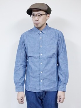 「JAPAN BLUE JEANS」｜ロケットシップさん（メンズ・182cm）の冬コーディネート