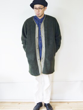 「Audience（オーディエンス）のアイテム（その他アウター）」を使った、ロケットシップさん（メンズ・182cm）の秋コーディネート