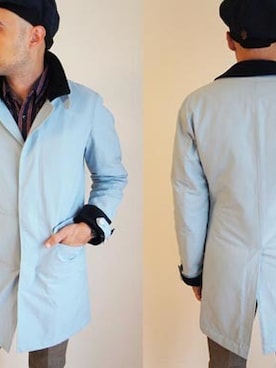 「NEVER TRUST（ネバートラスト）のアイテム（その他アウター）」を使った、ロケットシップさん（メンズ・182cm）の秋コーディネート