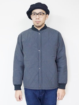 「Audience（オーディエンス）のアイテム（ジャケット/アウター）」を使った、ロケットシップさん（メンズ・182cm）の秋コーディネート