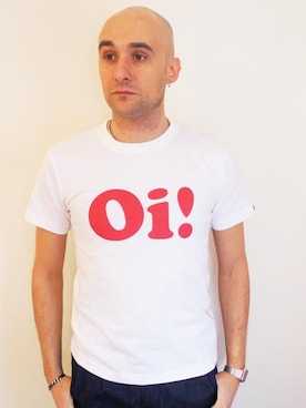 「oi!S/S T oiTシャツ」｜ロケットシップさん（メンズ・182cm）の夏コーディネート