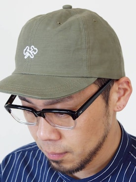 「SAVE（サヴァ）のアイテム（キャップ）」を使った、ロケットシップさん（メンズ・182cm）の夏コーディネート