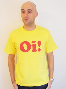 「NEVER TRUST（ネバートラスト）のアイテム（Tシャツ/カットソー）」を使った、ロケットシップさん（メンズ・182cm）の夏コーディネート