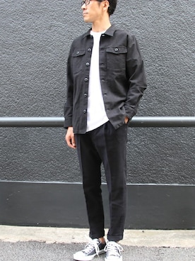 「オーディエンス」｜ロケットシップさん（メンズ・182cm）の秋コーディネート