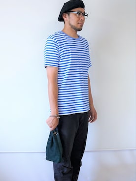 「Retter（レッター）のアイテム」を使った、ロケットシップさん（メンズ・182cm）の夏コーディネート