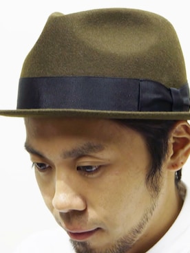 「DRAGON HAT（ドラゴンハット）のアイテム」を使った、ロケットシップさん（メンズ・182cm）の秋コーディネート