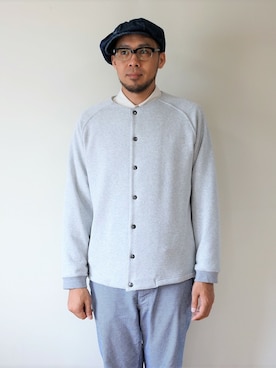 「Audience（オーディエンス）のアイテム（その他アウター）」を使った、ロケットシップさん（メンズ・182cm）の秋コーディネート