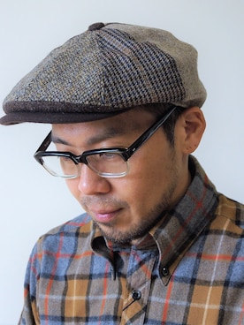 「NEVER TRUST（ネバートラスト）のアイテム（トップス）」を使った、ロケットシップさん（メンズ・182cm）の秋コーディネート