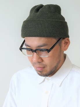 「NEVER TRUST（ネバートラスト）のアイテム（トップス）」を使った、ロケットシップさん（メンズ・182cm）の秋コーディネート