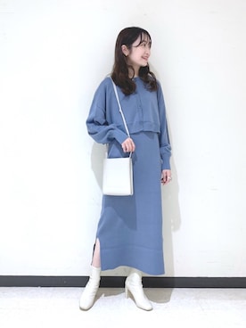 𝘵 𝘰 𝘺 𝘰 .さん（レディース・160cm）の冬コーディネート