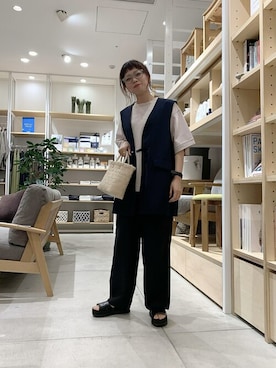 uさん（レディース・153cm）の夏コーディネート