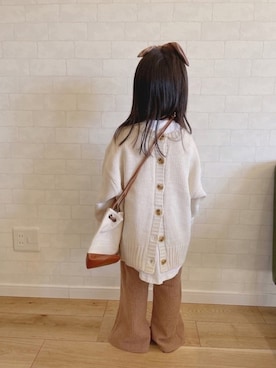 「おやすみコーデ」｜SAKUさん（キッズ・110cm）の冬コーディネート