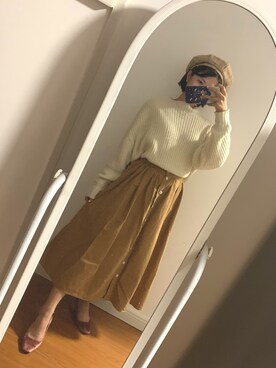 「通勤穿搭」｜「アイテム（パンプス）」を使った、Lauyuetchanさん（レディース・159cm）の秋コーディネート