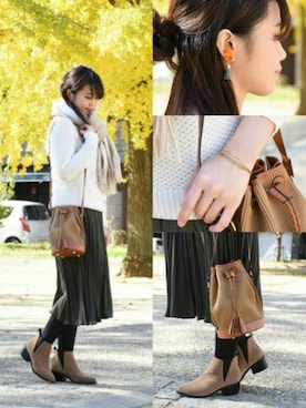 sioさん（レディース・156cm）の冬コーディネート