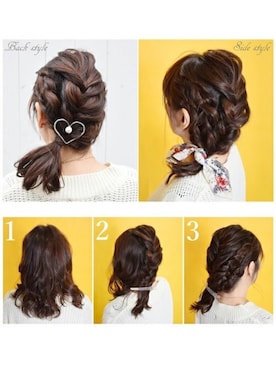 「アイテム（バレッタ/ヘアクリップ）」を使った、sioさん（レディース・162cm）の春コーディネート