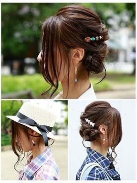 「PLAIN CLOTHING（プレーンクロージング）のアイテム（アクセサリー）」を使った、sioさん（レディース・164cm）の夏コーディネート