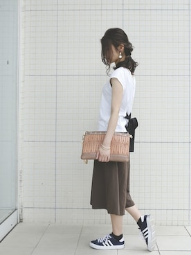 「PLAIN CLOTHING（プレーンクロージング）のアイテム（アクセサリー）」を使った、sioさん（レディース・164cm）の夏コーディネート