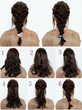 「アイテム（バレッタ/ヘアクリップ、ブルー系）」を使った、sioさん（レディース・164cm）の夏コーディネート