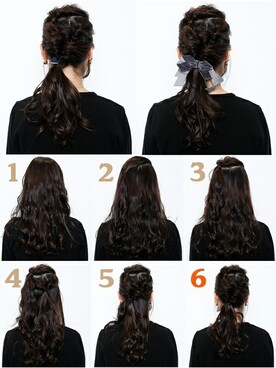 「アイテム（ヘアゴム）」を使った、sioさん（レディース・164cm）の秋コーディネート